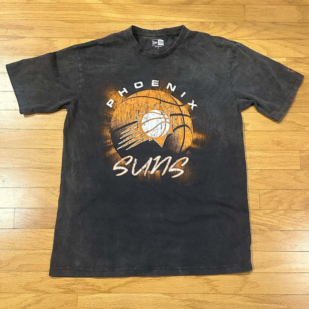 Phoenix Suns New Era Sport Classics Enzyme Wash Oversized T-Shirt - Black